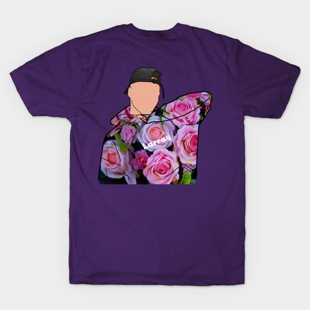 Larray-Digital Art-Pink Roses Jumper (Light Purple) by Vtheartist